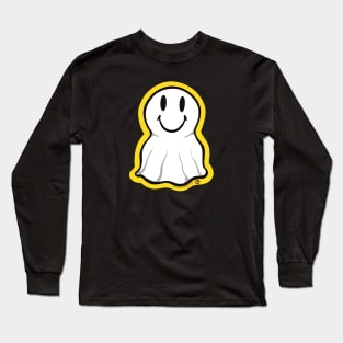Smiley Boo Long Sleeve T-Shirt